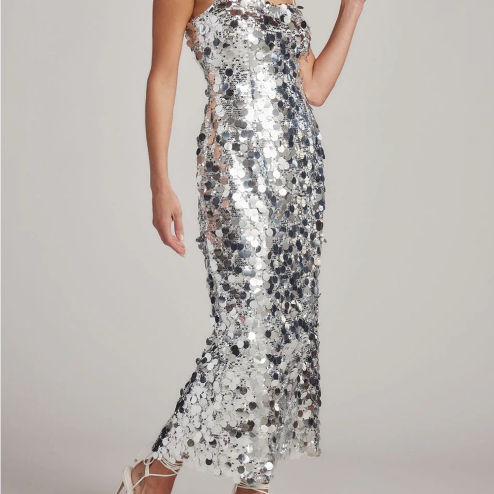 12th Tribe Silver Shimmer Dress